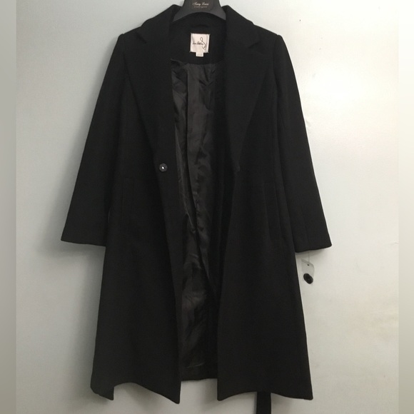 SAM EDELMAN LONGLINE BELTED WRAP COAT M - Picture 6 of 16